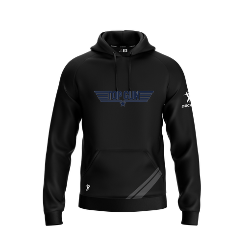 [CUS-DFW-SUHOOD-FLC-LSL-BLK-YXS-LOGO1] Summit Hoodie (Youth XS, Black, Logo 1)