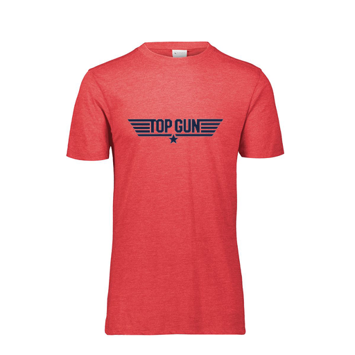 [FTSCUBRD-AS-LOGO1] Decker Men's Tri-Blend T-Shirt - Short Sleeve (Adult S, Red, Logo 1)