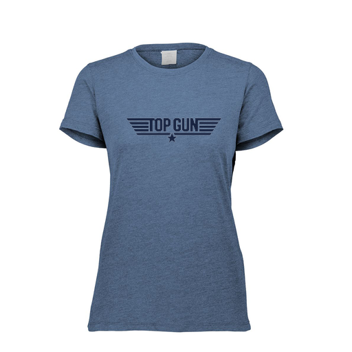 [3067.U22.XS-LOGO1] Ladies Ultra-blend T-Shirt (Female Adult XS, Navy, Logo 1)