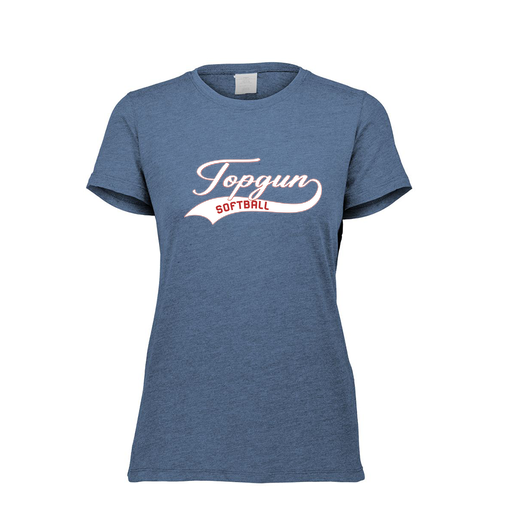 [FTSCUBNV-FAXS-LOGO2] Decker Women's Tri-Blend T-Shirt - Short Sleeve (Female Adult XS, Navy, Logo 2)