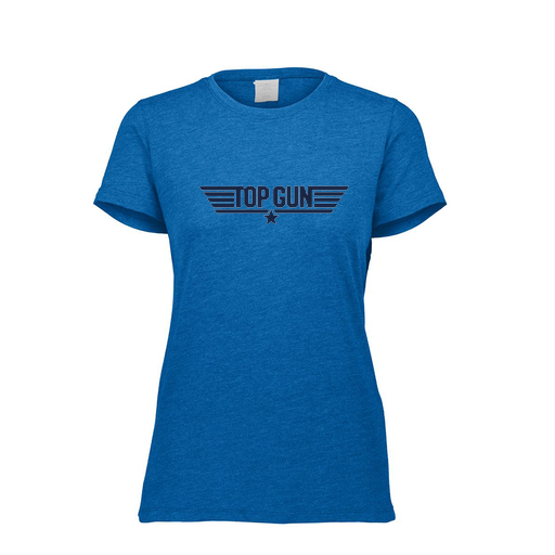 [FTSCUBRY-FAXS-LOGO1] Decker Women's Tri-Blend T-Shirt - Short Sleeve (Female Adult XS, Royal, Logo 1)