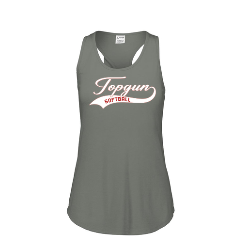 [3078.013.S-LOGO2] Ladies Tri Blend Tank Top (Female Adult S, Gray, Logo 2)