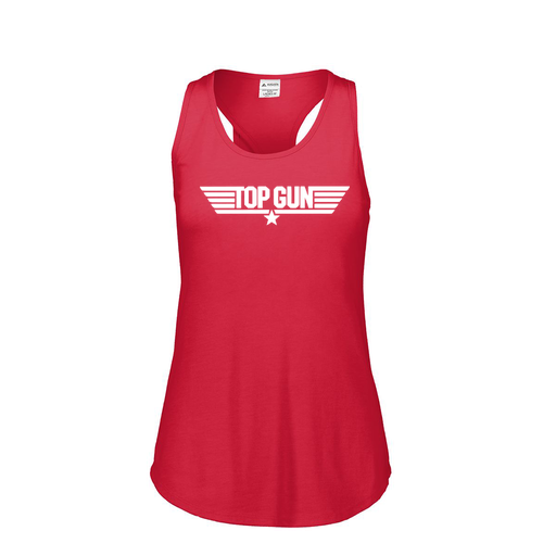 [3078.V96.S-LOGO3] Ladies Tri Blend Tank Top (Female Adult S, Red, Logo 3)