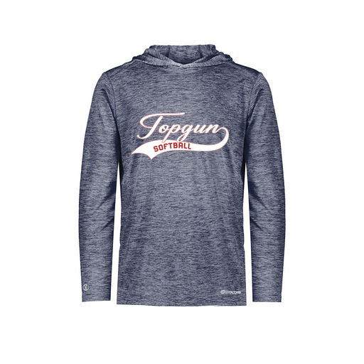 [FOLHCGNV-AS-LOGO2] Decker Men's Charge Hoodie (Adult S, Navy, Logo 2)