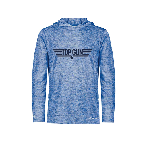 [FOLHCGRY-YS-LOGO1] Decker Youth Charge Hoodie (Youth S, Royal, Logo 1)