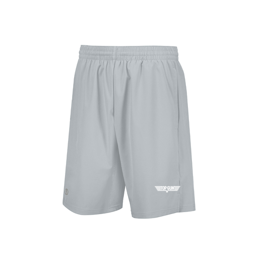 [229556.099.XS-LOGO3] Men's Weld Short (Adult XS, Silver, Logo 3)