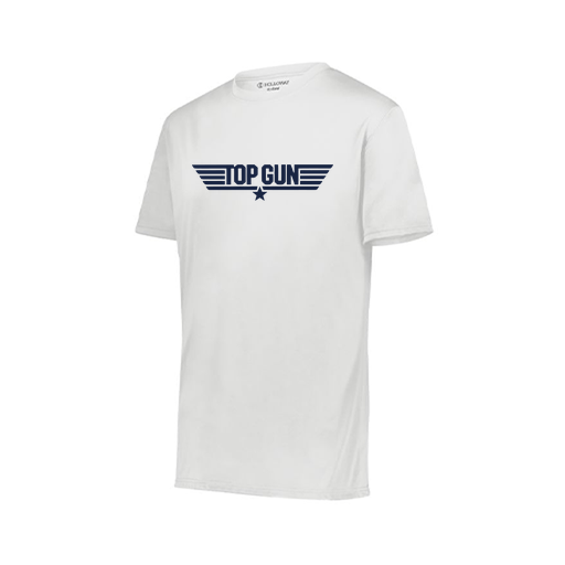 [222819.005.XXS-LOGO1] Youth Movement Dri Fit Shirt (Youth XXS, White, Logo 1)